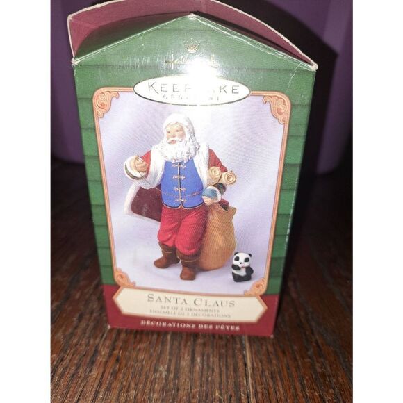 2001 Hallmark Keepsake Santa Claus Night Before Christmas Holiday Ornament - Picture 3 of 4